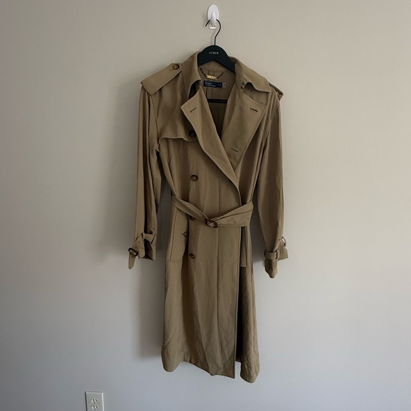 Polo Ralph Lauren Twill Trench Coat - Picture 6 of 9